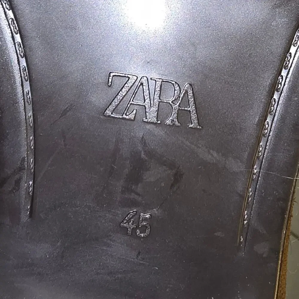 Zara Men's Tan Suede Leather Chelsea Boots Size EU 45 US 11 NEW
